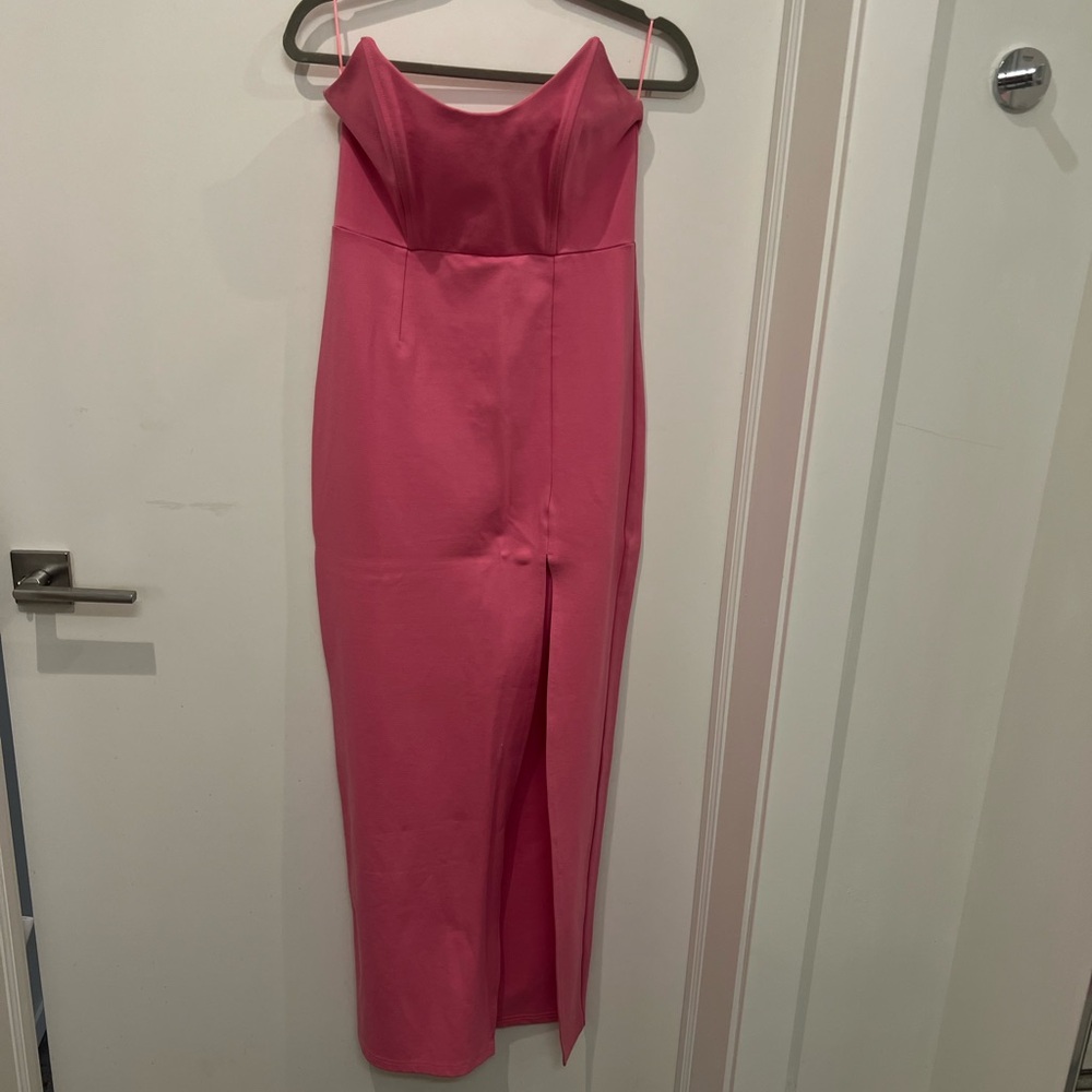 Super Down Revolve Strapless Dress - image 2